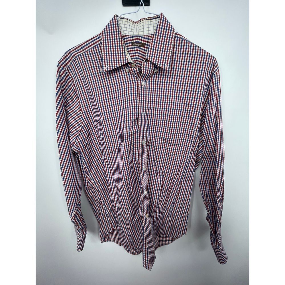 J.McLaughlin‎ Classic Button-Down Shirt Plaid shirt size Large